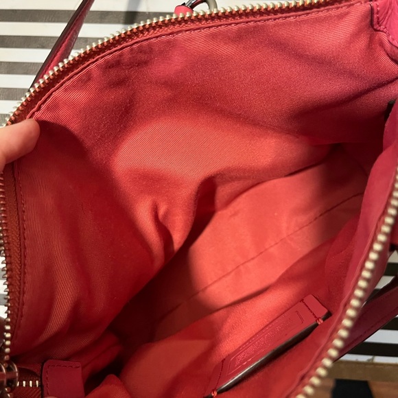 Leather pink Coach purse - Picture 7 of 11